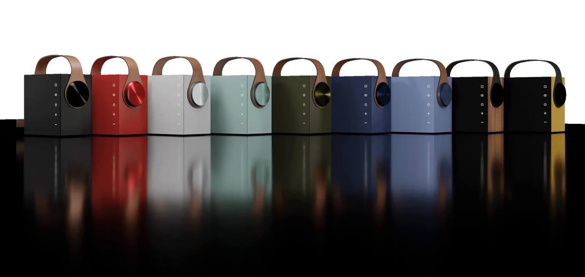 Morel BIGGIE-MWH White Portable Bluetooth Speaker System