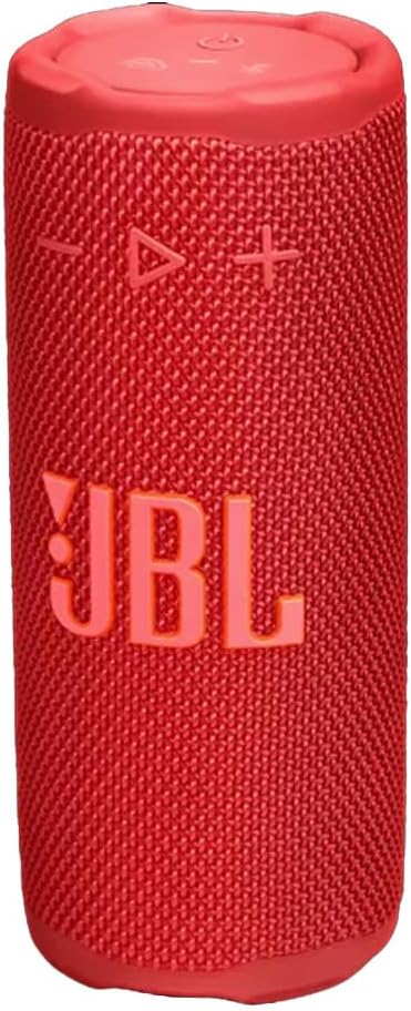 JBL Grip Compact portable Bluetooth speaker with bold JBL Pro Sound and ambient light - RED