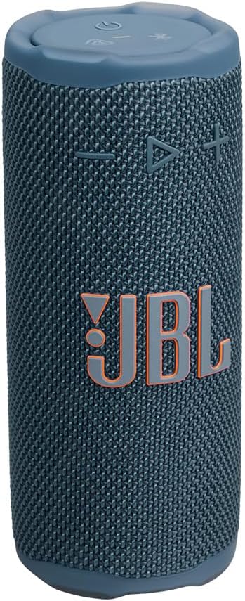 JBL Grip Compact portable Bluetooth speaker with bold JBL Pro Sound and ambient light - Blue