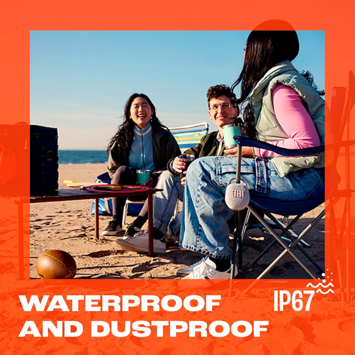 JBL Clip 5 - Ultra-Portable, Waterproof and Dustproof Bluetooth Speaker, Integrated Carabiner, Up to 12 Hours of Play, Made in Part with Recycled Materials - RED