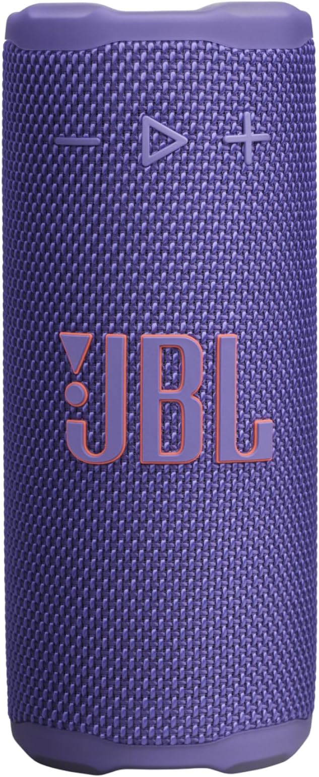 JBL Grip Compact portable Bluetooth speaker with bold JBL Pro Sound and ambient light - Purple