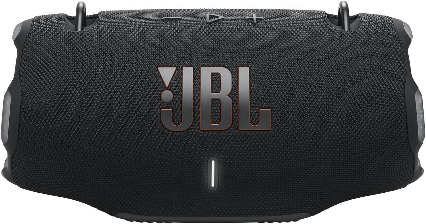 JBL Xtreme 4 - Portable Bluetooth Speaker, Powerful Sound and Deep Bass, IP67 Waterproof, 24 Hours of Playtime, Powerbank, PartyBoost for Multi-Speaker Pairing - Black