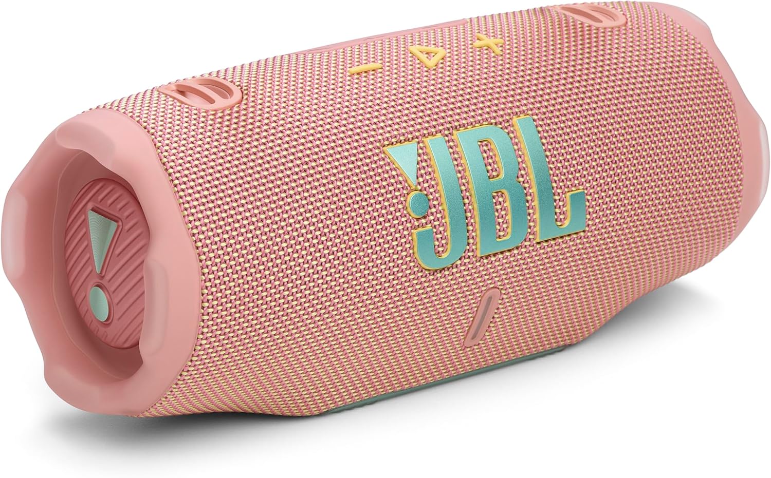 JBL Charge 6 - Portable Waterproof & Drop-Proof Bluetooth Speaker, Bold Pro Sound with AI Sound Boost, 28Hrs of Playtime, Built-in powerbank & Comes with a Sturdy/Removable Carrying Strap - Pink