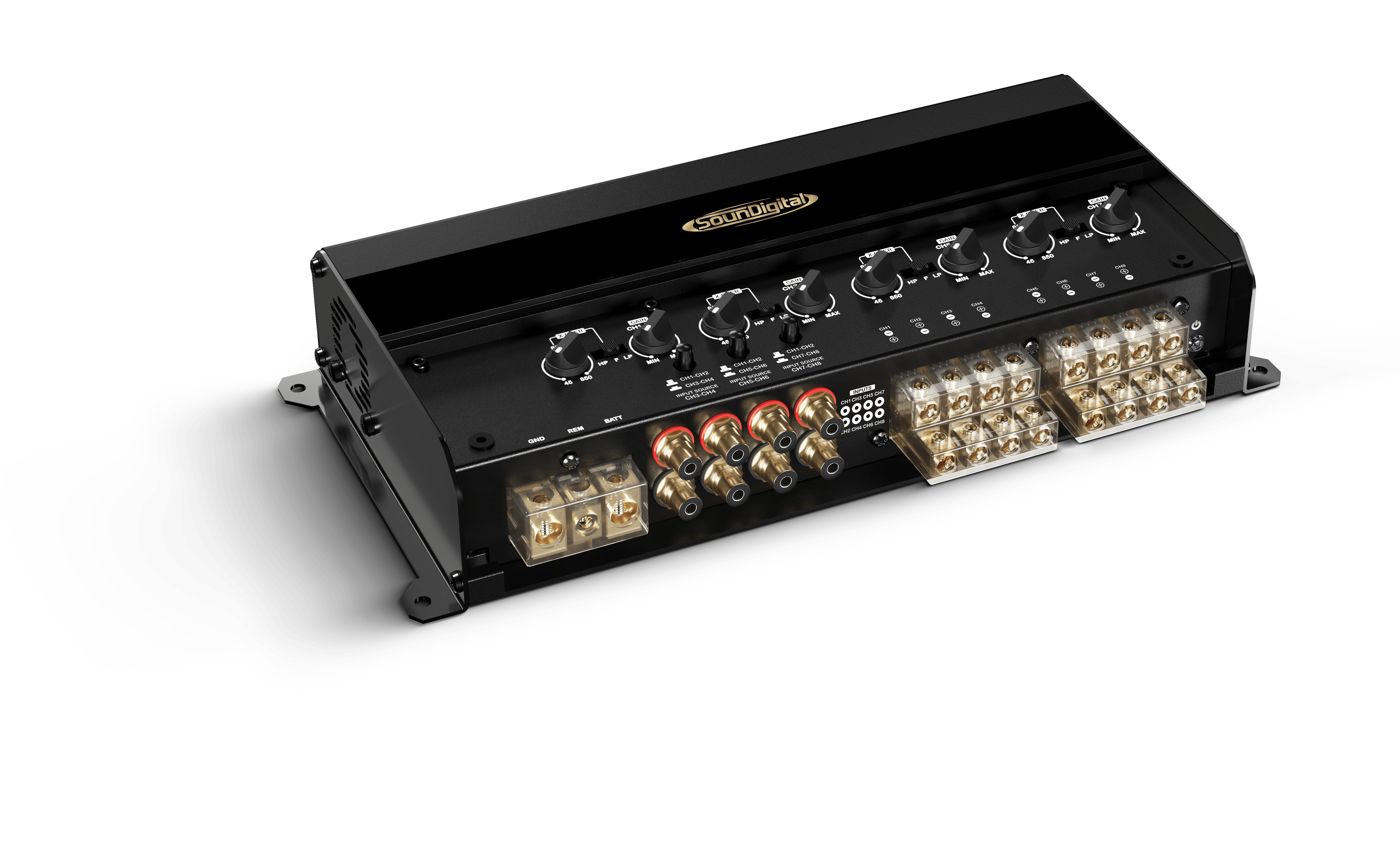 SounDigital 2000.8 GAN High Quality 8 Channel Amplifier. 165 watts X 8 at 4 ohms. ***CALL FOR PRICING***