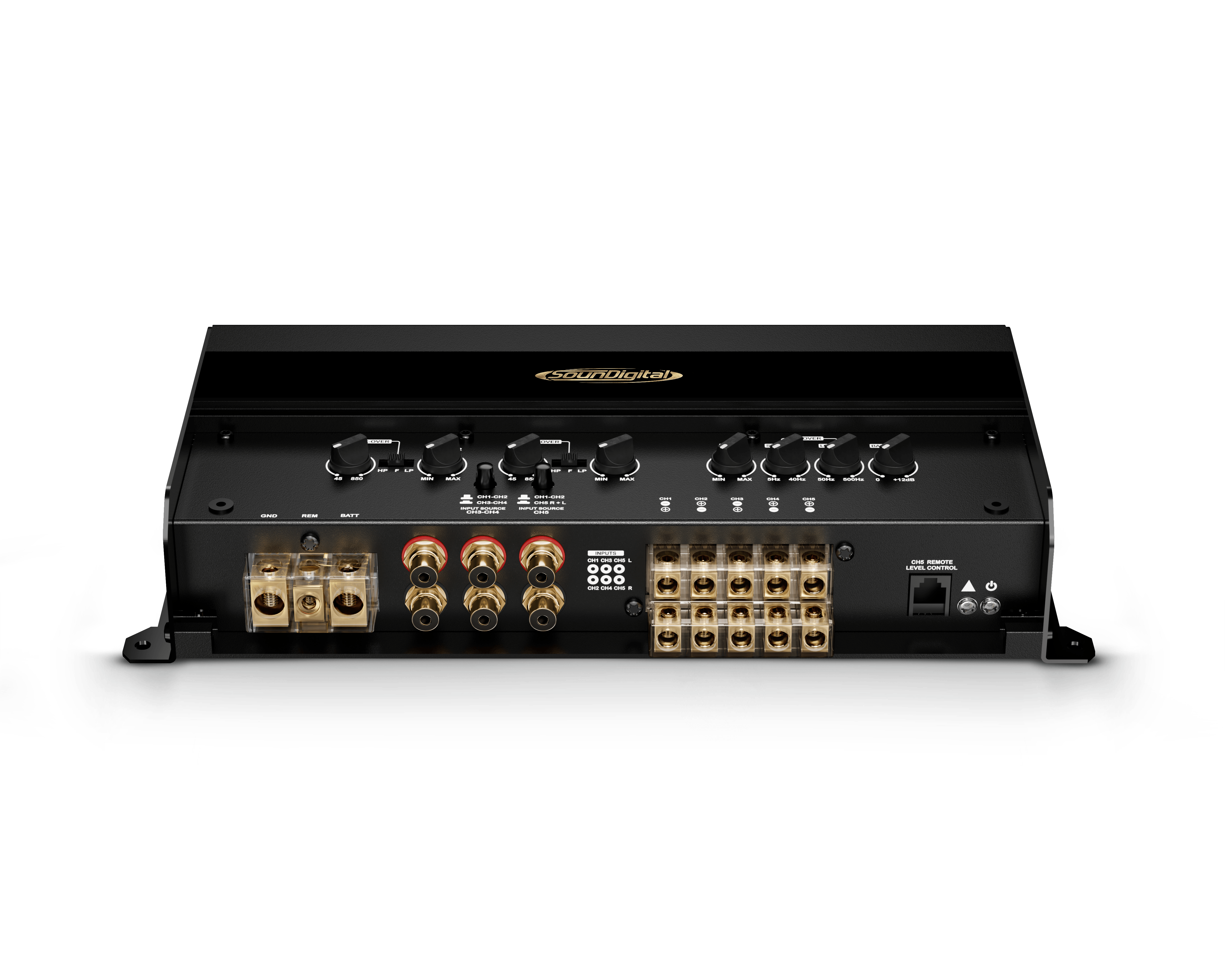 SounDigital 1500.5 GAN (4 x 125 watts + 1000 mono watts) 5 channel super amp. ***CALL FOR PRICING***