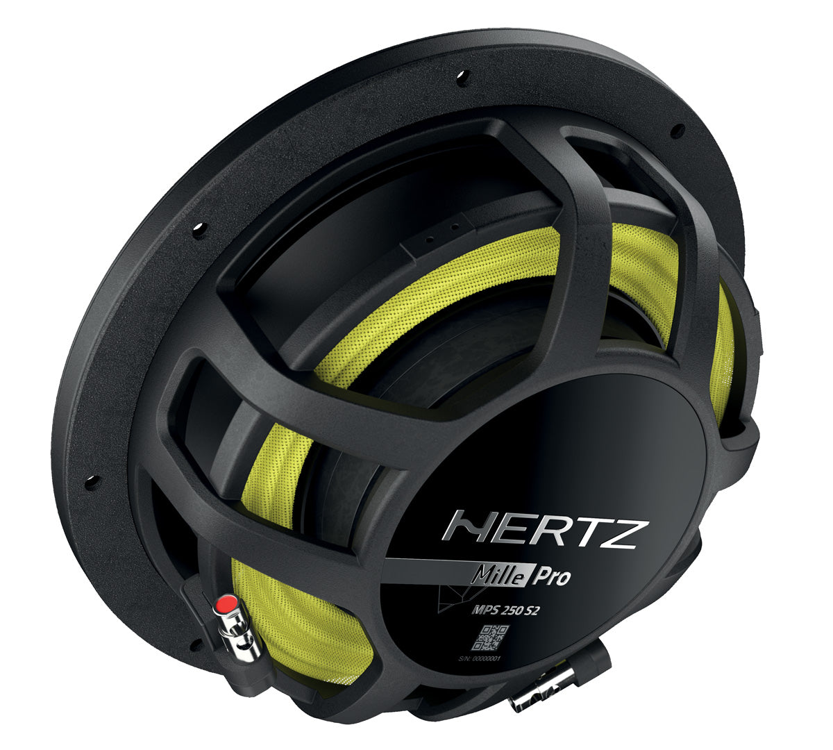 Hertz MPS 250S2 1000 Watt Slim Subwoofer