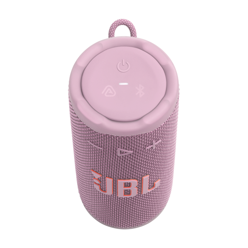JBL Grip Compact portable Bluetooth speaker with bold JBL Pro Sound and ambient light - Pink