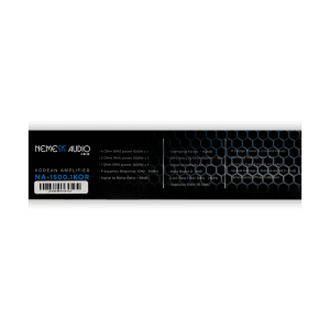 Nemesis Audio ~ NA-1500.1KOR Class-D 1-Channel Monoblock Car Amplifier 1500W @ 1-Ohm – Made In Korea