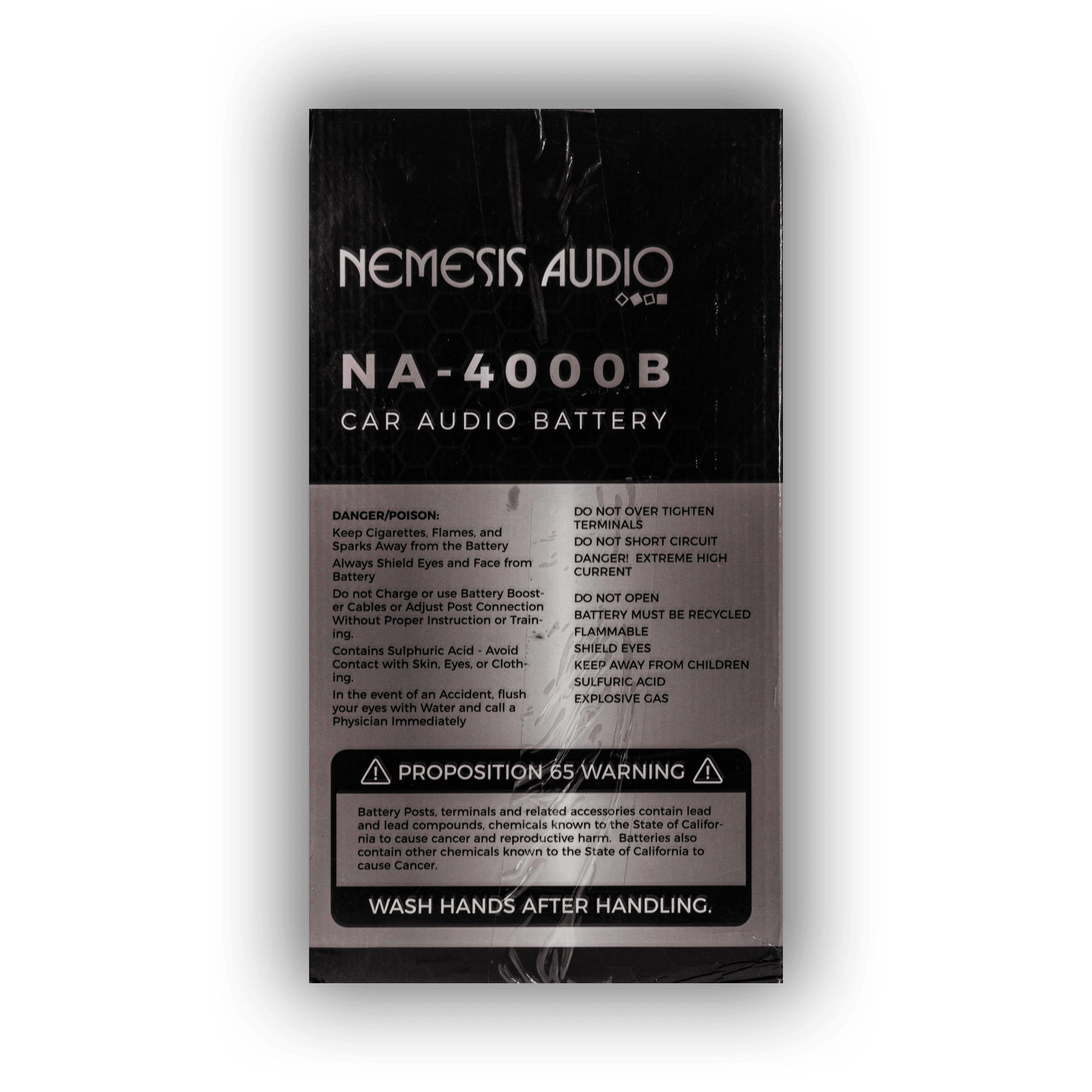 Nemesis Audio NA-4000B 4000W Car Audio Battery