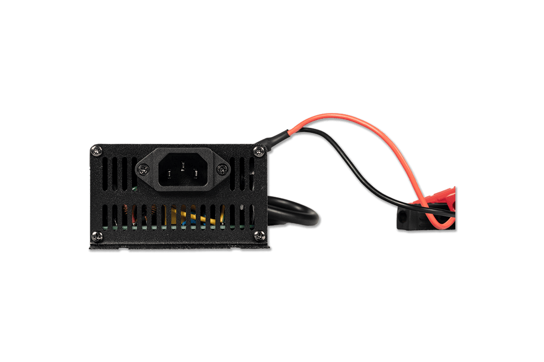 Nemesis Audio Li-1215 12V lithium charger with 15A capacity. Safe, efficient charging for Nemesis LiFePO4 batteries.