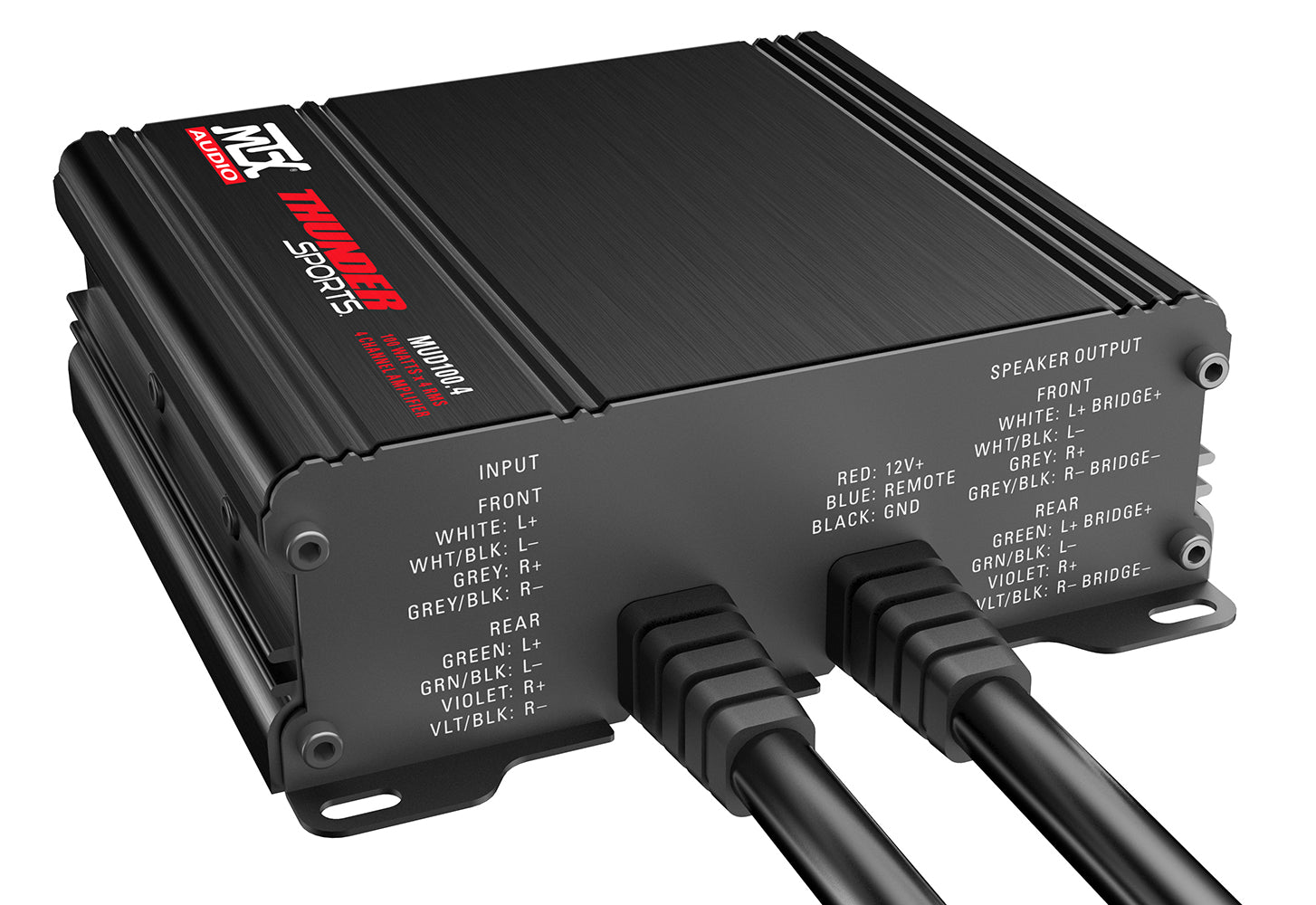 MTX Mud Series MUD100.4 4 Channel Powersports Amplifier