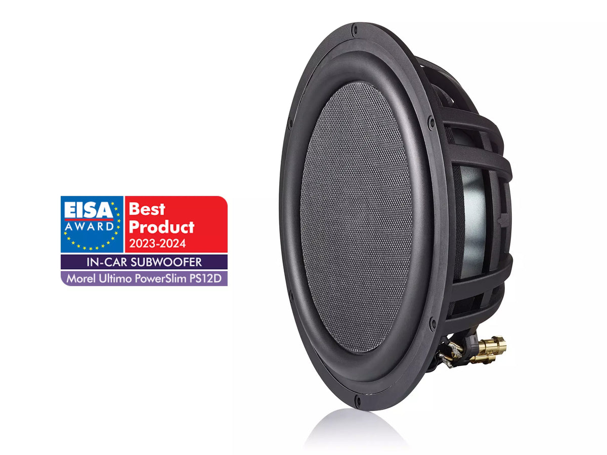 Morel Ultimo PowerSlim 124D 12-Inch Dual 4-Ohm Car Subwoofer