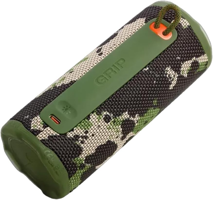 JBL Grip Compact portable Bluetooth speaker with bold JBL Pro Sound and ambient light - Camo