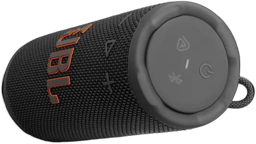 JBL Grip Compact portable Bluetooth speaker with bold JBL Pro Sound and ambient light - Black