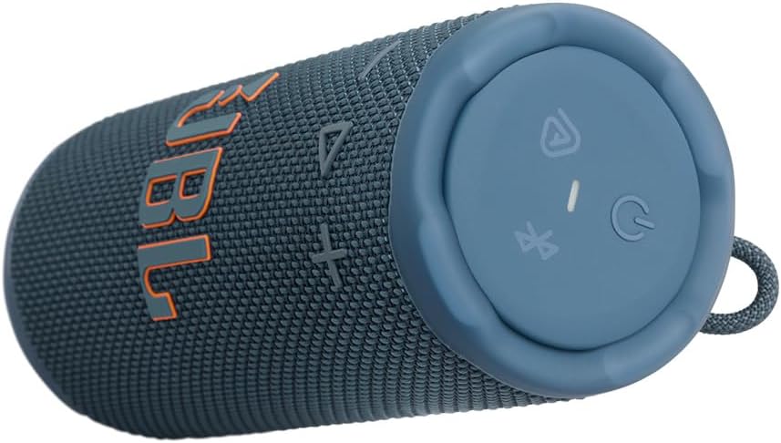 JBL Grip Compact portable Bluetooth speaker with bold JBL Pro Sound and ambient light - Blue