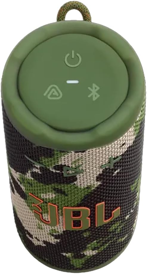 JBL Grip Compact portable Bluetooth speaker with bold JBL Pro Sound and ambient light - Camo