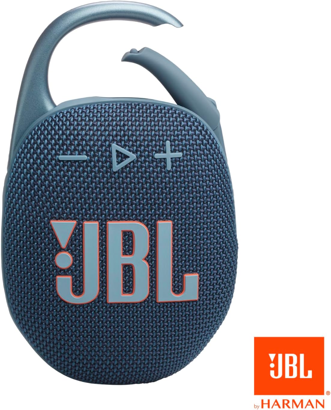 JBL Clip 5 - Ultra-Portable, Waterproof and Dustproof Bluetooth Speaker, Integrated Carabiner, Up to 12 Hours of Play, Made in Part with Recycled Materials - Blue