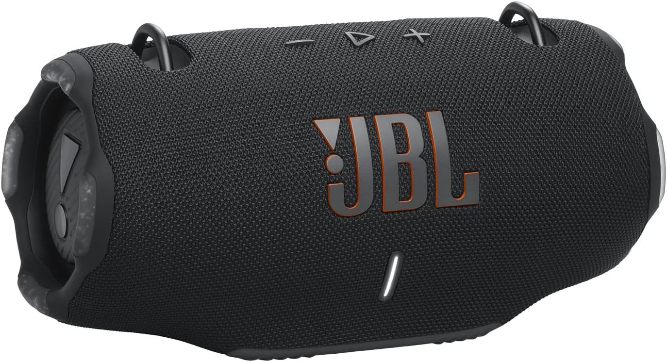 JBL Xtreme 4 - Portable Bluetooth Speaker, Powerful Sound and Deep Bass, IP67 Waterproof, 24 Hours of Playtime, Powerbank, PartyBoost for Multi-Speaker Pairing - Black