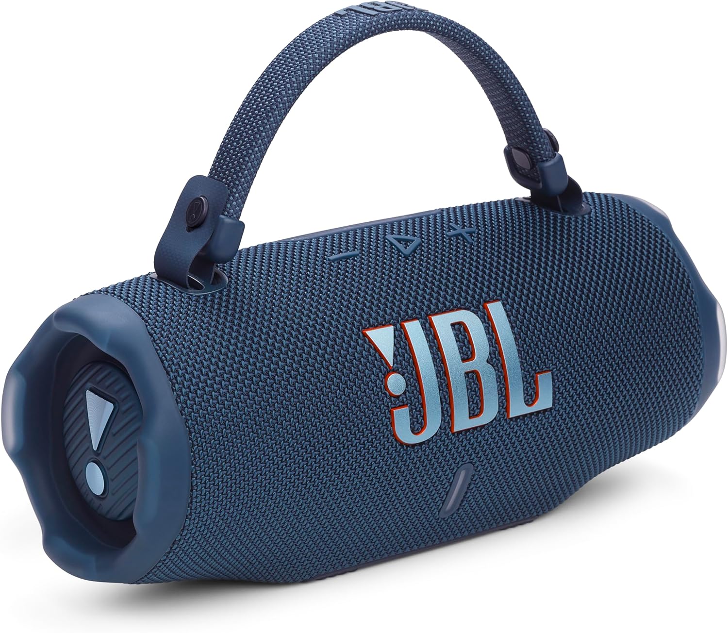 JBL Charge 6 - Portable Waterproof & Drop-Proof Bluetooth Speaker, Bold Pro Sound with AI Sound Boost, 28Hrs of Playtime, Built-in powerbank & Comes with a Sturdy/Removable Carrying Strap - Blue