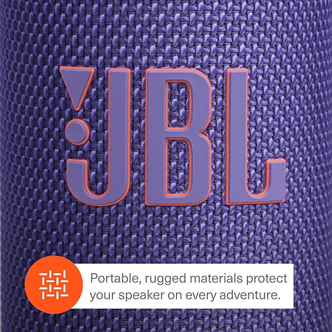 JBL Grip Compact portable Bluetooth speaker with bold JBL Pro Sound and ambient light - Purple