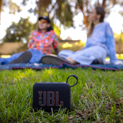 JBL Go 4 - Ultra-Portable, Waterproof and Dustproof Bluetooth Speaker, 7-Hour Built-in Battery, Made in Part with Recycled Materials - Purple