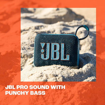 JBL Go 4 - Ultra-Portable, Waterproof and Dustproof Bluetooth Speaker, 7-Hour Built-in Battery, Made in Part with Recycled Materials - Purple