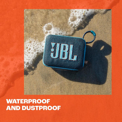 JBL Go 4 - Ultra-Portable, Waterproof and Dustproof Bluetooth Speaker, 7-Hour Built-in Battery, Made in Part with Recycled Materials - Purple