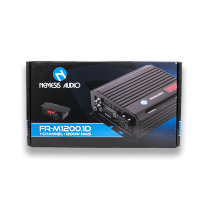 Nemesis Audio ~ FR-M1200.1D ~ 1280W RMS Full Range Series Monoblock Amplifier