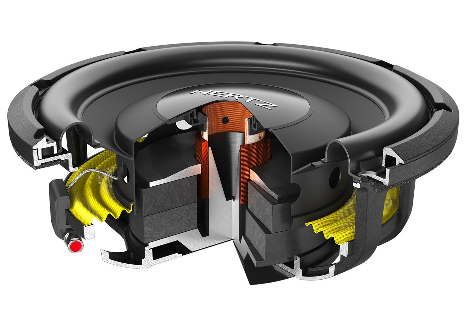 Hertz MPS 250S2 1000 Watt Slim Subwoofer