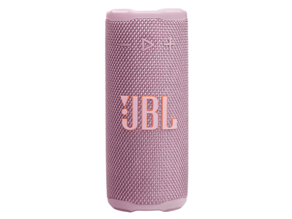 JBL Grip Compact portable Bluetooth speaker with bold JBL Pro Sound and ambient light - Pink