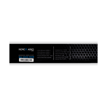 Nemesis Audio NA-2000.1KOR ~ Class D 1-Channel Monoblock Car Amplifier 2000 Watts RMS @ 1-Ohm – Made In Korea