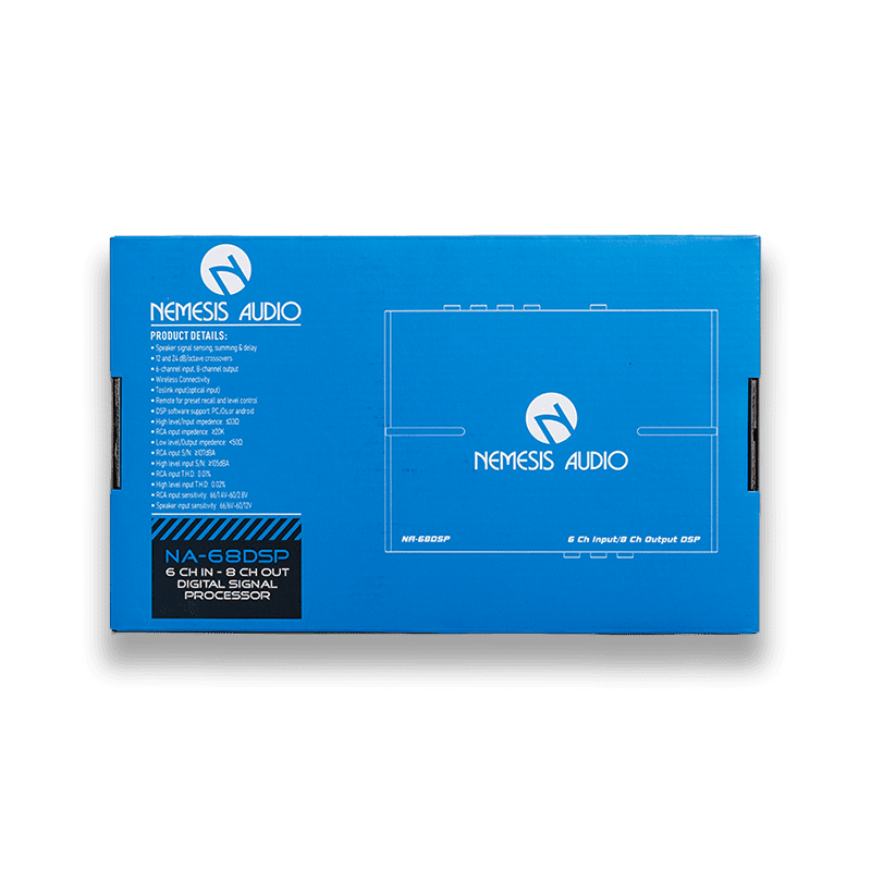 Nemesis Audio NA-68DSP - high-resolution 6-input / 8-output digital signal processor