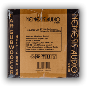 Nemesis Audio NA-12H V.2  12″ High Performance 2000W RMS Dual Voice Coil Car Subwoofer