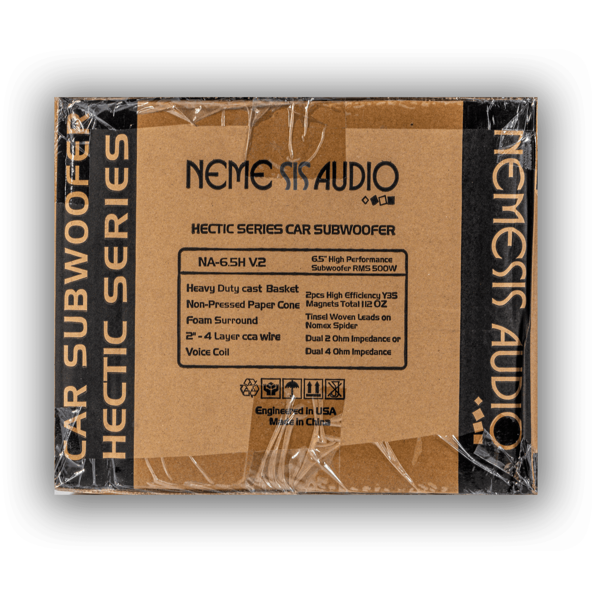 Nemesis Audio NA-6.5H V.2 6.5″ High Performance 500W RMS Dual Voice Coil Car Subwoofer